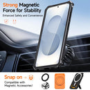 Hidden Metal Holder Magnetic Shockproof Phone Case, For Samsung Galaxy S26+ 5G, For Samsung Galaxy S26 Ultra 5G, For Samsung Galaxy S26 5G, For Samsung Galaxy S25 FE 5G