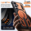 Hidden Metal Holder Magnetic Shockproof Phone Case, For Samsung Galaxy S26+ 5G, For Samsung Galaxy S26 Ultra 5G, For Samsung Galaxy S26 5G, For Samsung Galaxy S25 FE 5G