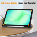 Smart TPU Leather Tablet Case with Pen Tray, For Samsung Galaxy Tab A11+