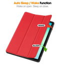 3-Fold Smart Leather Tablet Case with Pen holder, For Samsung Galaxy Tab A11+
