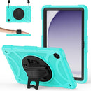 Hybrid Silicone Tablet Case Hand Strap & Shoulder Strap For Samsung Galaxy Tab A11+ / A9+