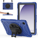 Hybrid Silicone Tablet Case Hand Strap & Shoulder Strap For Samsung Galaxy Tab A11+ / A9+