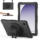 Hybrid Silicone Tablet Case Hand Strap & Shoulder Strap For Samsung Galaxy Tab A11+ / A9+