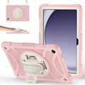 Hybrid Silicone Tablet Case Hand Strap & Shoulder Strap For Samsung Galaxy Tab A11+ / A9+