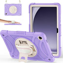 Hybrid Silicone Tablet Case Hand Strap & Shoulder Strap For Samsung Galaxy Tab A11+ / A9+