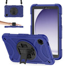 Hybrid Silicone Tablet Case Hand Strap & Shoulder Strap For Samsung Galaxy Tab A11+ / A9+