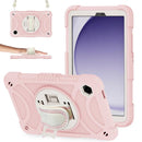 Hybrid Silicone Tablet Case Hand Strap & Shoulder Strap For Samsung Galaxy Tab A11+ / A9+