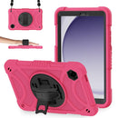 Hybrid Silicone Tablet Case Hand Strap & Shoulder Strap For Samsung Galaxy Tab A11+ / A9+