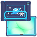 Silicone Hybrid PC Tablet Case with Shoulder Strap, For Samsung Galaxy Tab A11+ / A9+
