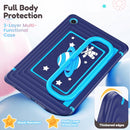 Silicone Hybrid PC Tablet Case with Shoulder Strap, For Samsung Galaxy Tab A11+ / A9+