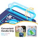Silicone Hybrid PC Tablet Case with Shoulder Strap, For Samsung Galaxy Tab A11+ / A9+