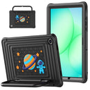 Silicone Hybrid PC Tablet Case with Shoulder Strap, For Samsung Galaxy Tab A11+ / A9+