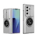 Lens Sliding Window Multifunctional Magnetic Shockproof Phone Case, For Galaxy Z Fold8 5G, For Samsung Galaxy Z Fold7 5G, For Galaxy Z Flip7 5G, For Galaxy Z Fold6 5G, For Galaxy Z Fold5 5G