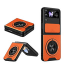 Lens Sliding Window Multifunctional Magnetic Shockproof Phone Case, For Galaxy Z Fold4 5G, For Galaxy Z Flip4 5G, For Galaxy Z Flip3 5G, For Galaxy Z Fold3 5G