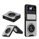 Lens Sliding Window Multifunctional Magnetic Shockproof Phone Case, For Galaxy Z Fold4 5G, For Galaxy Z Flip4 5G, For Galaxy Z Flip3 5G, For Galaxy Z Fold3 5G