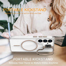 Bright Color Clear MagSafe Lens Frame Holder Phone Case, For Samsung Galaxy S26+ 5G, For Samsung Galaxy S26 Ultra 5G, For Samsung Galaxy S26 5G