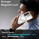 Bright Color Clear MagSafe Lens Frame Holder Phone Case, For Samsung Galaxy S26+ 5G, For Samsung Galaxy S26 Ultra 5G, For Samsung Galaxy S26 5G