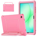 For Samsung Galaxy Tab A11+ / A9+ Ripple Silicone Hybrid PC Tablet Case with Shoulder Strap