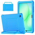 For Samsung Galaxy Tab A11+ / A9+ Ripple Silicone Hybrid PC Tablet Case with Shoulder Strap