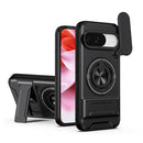 For Google Pixel 9 Lens Sliding Window Multifunctional Magnetic Shockproof Phone Case