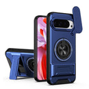 For Google Pixel 9 Lens Sliding Window Multifunctional Magnetic Shockproof Phone Case