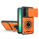 Multifunctional Sliding Camshield Ring Holder Phone Case, For Galaxy S26+ 5G, For Galaxy S26 Ultra 5G, For Galaxy S26 5G