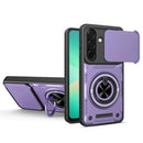 Multifunctional Sliding Camshield Ring Holder Phone Case, For Galaxy S26+ 5G, For Galaxy S26 Ultra 5G, For Galaxy S26 5G