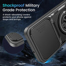 Multifunctional Sliding Camshield Ring Holder Phone Case, For Galaxy S26+ 5G, For Galaxy S26 Ultra 5G, For Galaxy S26 5G