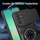 Multifunctional Sliding Camshield Ring Holder Phone Case, For Galaxy S26+ 5G, For Galaxy S26 Ultra 5G, For Galaxy S26 5G