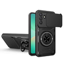 Multifunctional Sliding Camshield Ring Holder Phone Case, For Galaxy S26+ 5G, For Galaxy S26 Ultra 5G, For Galaxy S26 5G