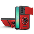 Multifunctional Sliding Camshield Ring Holder Phone Case, For Galaxy S26+ 5G, For Galaxy S26 Ultra 5G, For Galaxy S26 5G