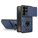 Multifunctional Sliding Camshield Ring Holder Phone Case, For Galaxy S26+ 5G, For Galaxy S26 Ultra 5G, For Galaxy S26 5G