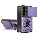 Multifunctional Sliding Camshield Ring Holder Phone Case, For Galaxy S26+ 5G, For Galaxy S26 Ultra 5G, For Galaxy S26 5G