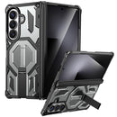 Hidden Metal Holder Magnetic Shockproof Phone Case, For Galaxy Z Fold8 5G, For Galaxy Z Fold8 Ultra 5G, For Galaxy Z Flip8 5G, For Galaxy Z Fold7 5G