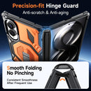 Hidden Metal Holder Magnetic Shockproof Phone Case, For Galaxy Z Fold8 5G, For Galaxy Z Fold8 Ultra 5G, For Galaxy Z Flip8 5G, For Galaxy Z Fold7 5G