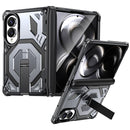 Hidden Metal Holder Magnetic Shockproof Phone Case, For Galaxy Z Fold8 5G, For Galaxy Z Fold8 Ultra 5G, For Galaxy Z Flip8 5G, For Galaxy Z Fold7 5G