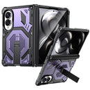 Hidden Metal Holder Magnetic Shockproof Phone Case, For Galaxy Z Fold8 5G, For Galaxy Z Fold8 Ultra 5G, For Galaxy Z Flip8 5G, For Galaxy Z Fold7 5G