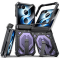 Hidden Metal Holder Magnetic Shockproof Phone Case For Galaxy Z Flip 8 5G