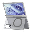 For Samsung Galaxy Z Fold 8 5G Intergrated Shell And Flim Translucent Hinge Holder Magnetic Phone Case