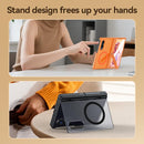 For Samsung Galaxy Z Fold 8 5G Intergrated Shell And Flim Translucent Hinge Holder Magnetic Phone Case