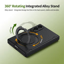 Rotation Magnetic Ring Holder Hinge Integrated Film Phone Case, For  Galaxy Z Fold8 5G, For Galaxy Z Fold8 Ultra 5G, For Galaxy Z Flip8 5G