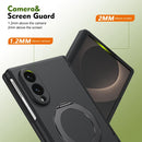 Rotation Magnetic Ring Holder Hinge Integrated Film Phone Case, For  Galaxy Z Fold8 5G, For Galaxy Z Fold8 Ultra 5G, For Galaxy Z Flip8 5G