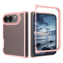 Skin Feel Contrast Color TPU Hybrid PC Phone Case, For iPhone Duo
