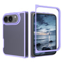 Skin Feel Contrast Color TPU Hybrid PC Phone Case, For iPhone Duo