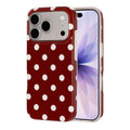 Full Coverage IMD Printed Retro Large Dots Pattern TPU Phone Case For iPhone 18 Pro Max