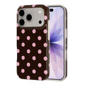 Full Coverage IMD Printed Retro Large Dots Pattern TPU Phone Case For iPhone 18 Pro Max