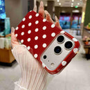 Printed Retro Large Dots Pattern TPU Phone Case For iPhone 17 Pro