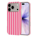 Full Coverage IMD Printed Vertical Stripes TPU Phone Case For iPhone 17 Pro