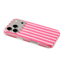 Full Coverage IMD Printed Vertical Stripes TPU Phone Case For iPhone 17 Pro
