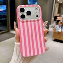 Full Coverage IMD Printed Vertical Stripes TPU Phone Case For iPhone 17 Pro